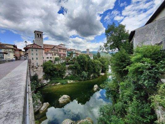 historisches Haus in Cividale del Friuli mit Garten und Panoramablick
