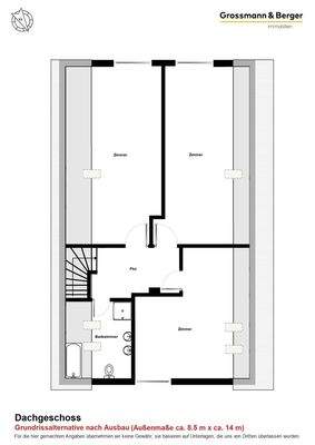 Grundrissalternative DG 