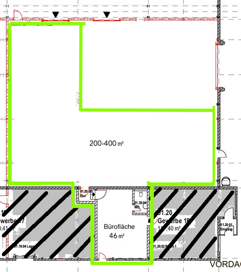 Braunschweig Halle, Braunschweig Hallenfläche
