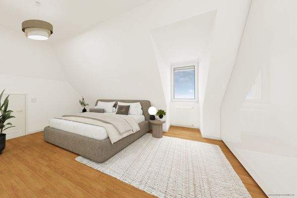 Schlafbereich - Visualisierte Einrichtung