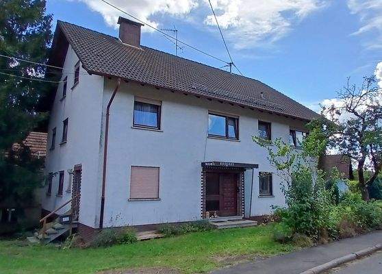 Ansicht B) neues Haus