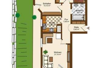 Wohnungsgrundriss