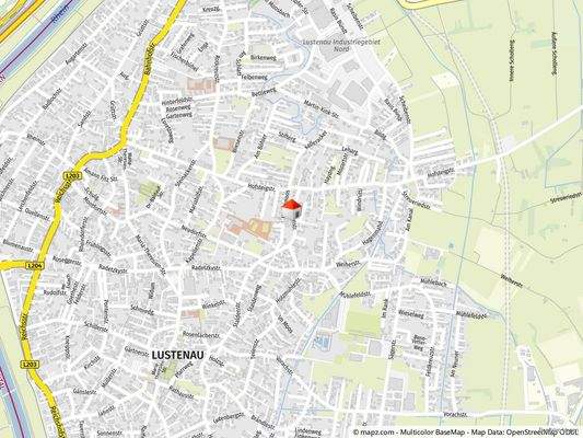 Geolyzer Kartenausschnitt