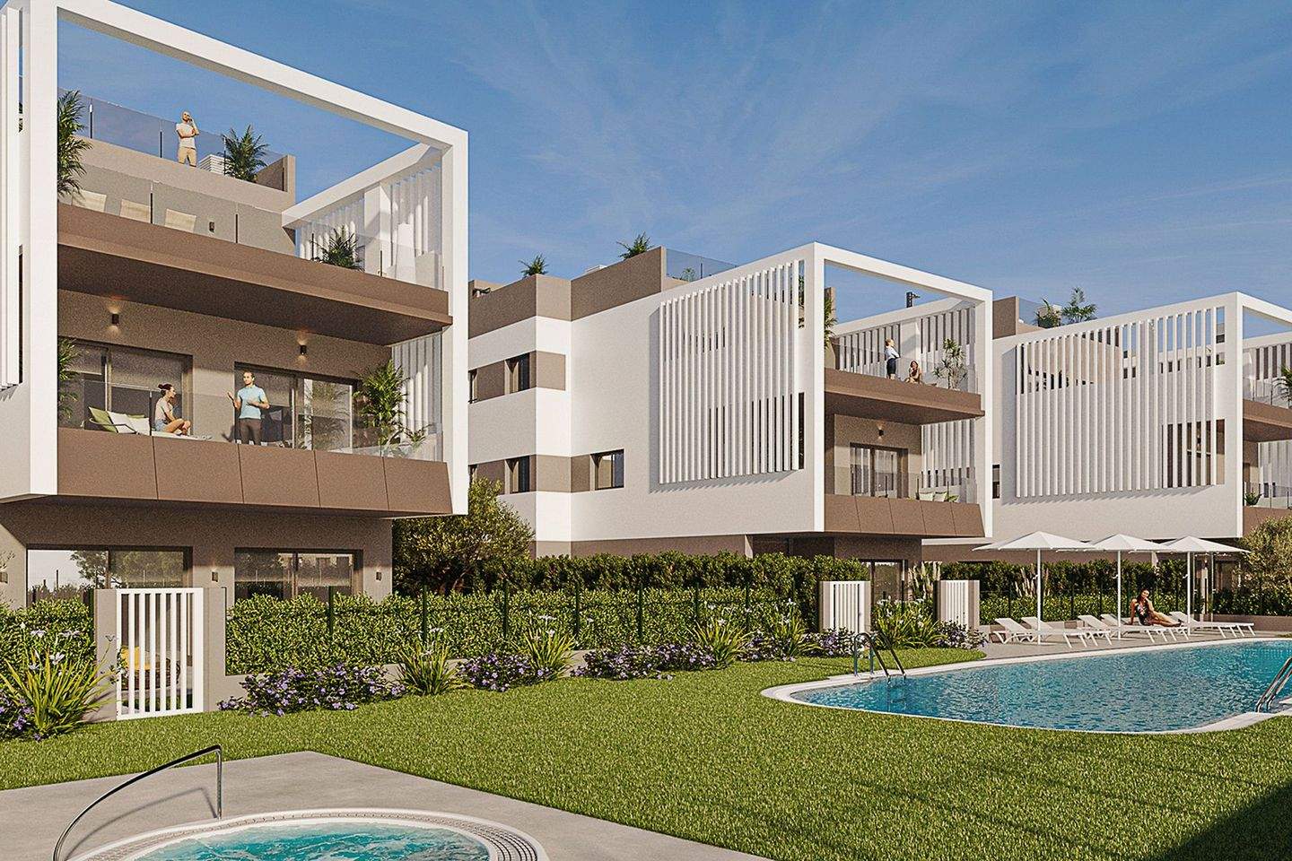 ERSTBEZUG Erdgeschosswohnung mit 2 Schlafzimmern, Garten und