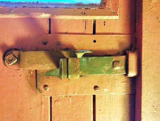 Handgeschmiedetes Schloss