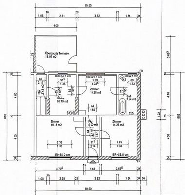 Aktueller Grundriss EG