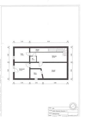 Grundriss Keller