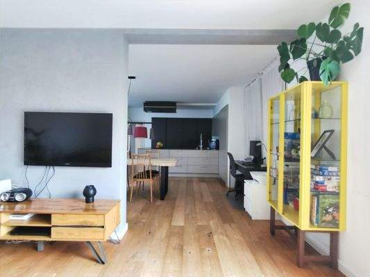 Blick in die Küche Anbau