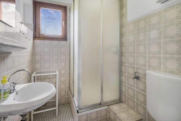 Badezimmer im Dachgeschoss