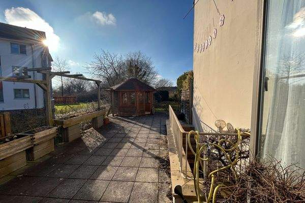 Blick auf die Terrasse