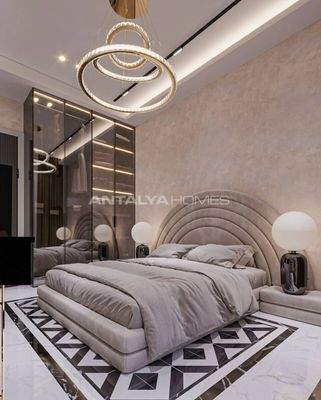 Sea and City View Flats in Bektas Alanya