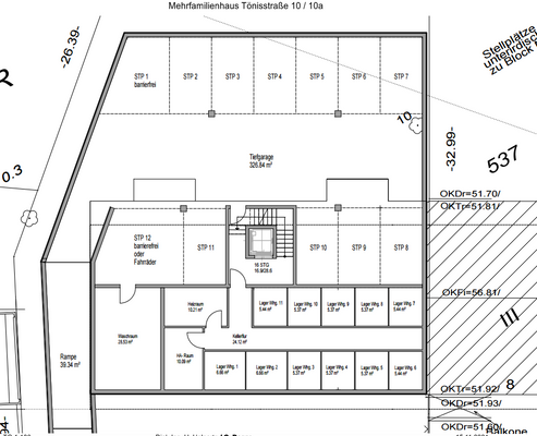 Grundriss 1 Keller + TG
