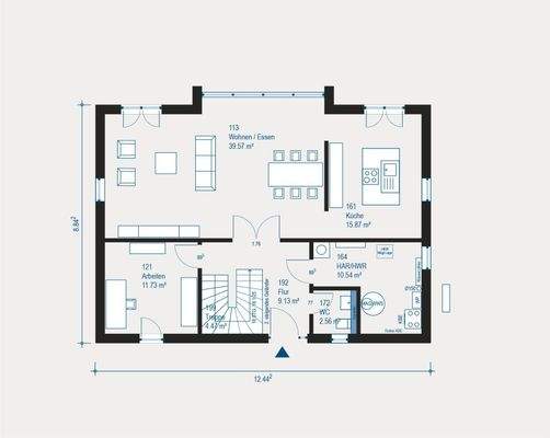 Grundriss Erdgeschoss