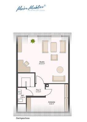 Grundriss Dachgeschoss