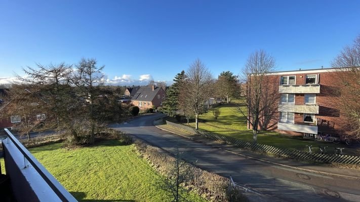 Blick vom Balkon