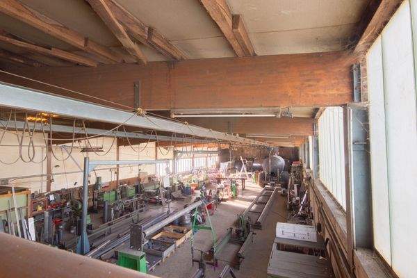 1. Halle von 1972 mit Anbau von 1978