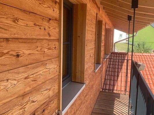 Fassadengestaltung mit Lärchenholz