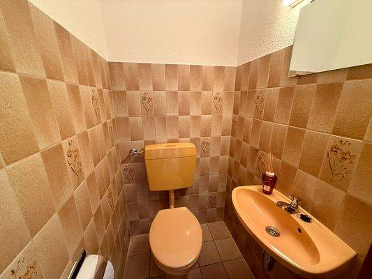 Gäste-WC im Obergeschoss