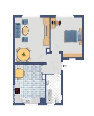 DA Michaelisstr. 19 WE 17 gestalteter GR