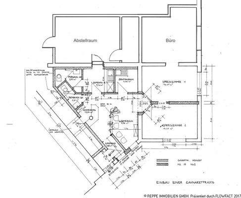 Zeichnung Praxis mit Erweiterung