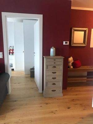 Blick ins Schlafzimmer