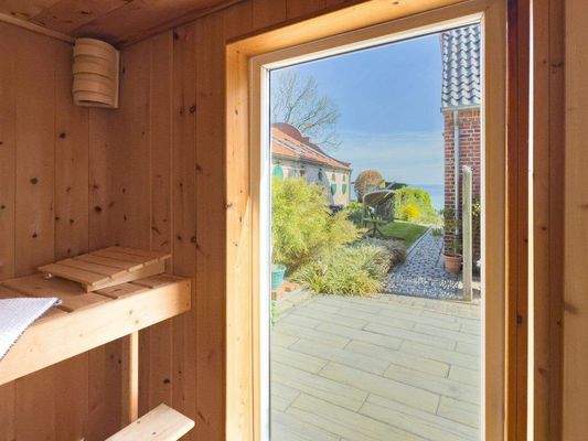 Sauna aus Zirbenholz