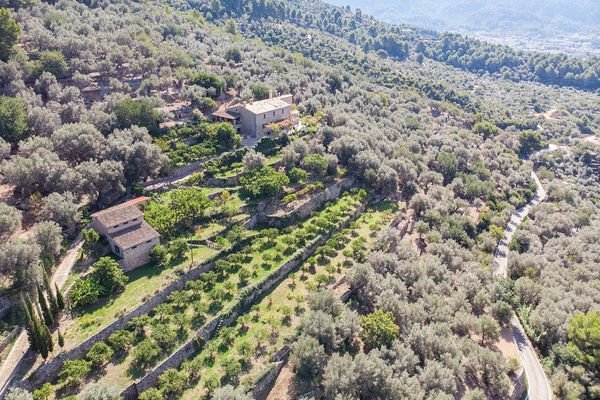 Finca in Hanglage mit Bergblick in Soller