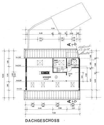 22 - Grundriss Dachgeschoss
