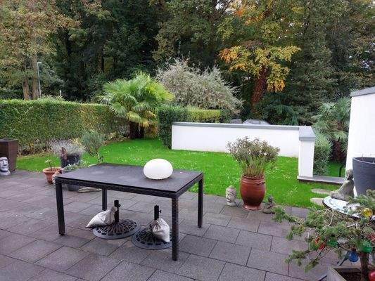 Terrasse am Schlafzimmer