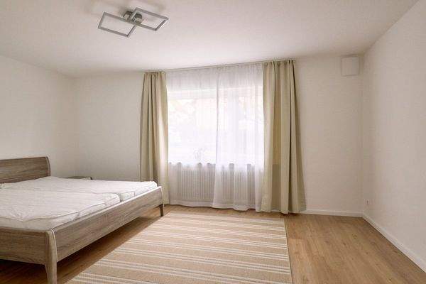 Blick in das Schlafzimmer