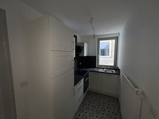 Küche mit Einbauküche