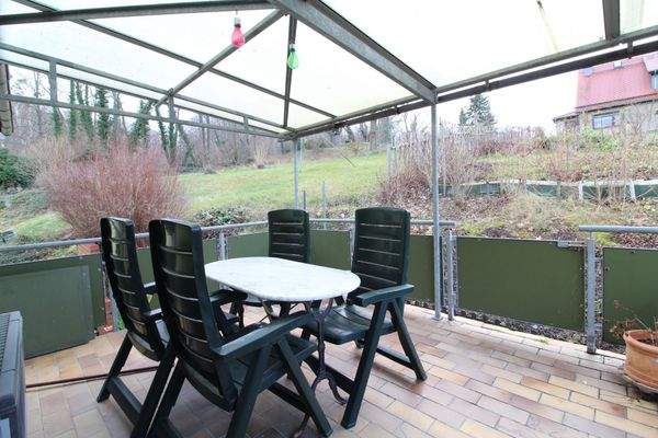 überdachte Terrasse