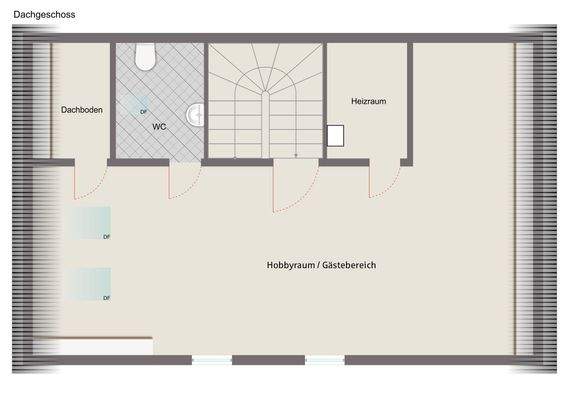 Grundriss Dachgeschoss