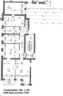 Treskowallee 106 - Grundriss 1. OG VH (rechter Tei
