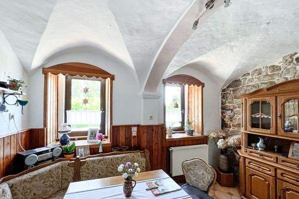 Wohnküche mit historischem Charme