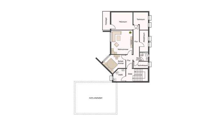 Grundriss Untergeschoss