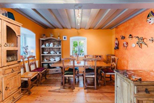 Das Esszimmer für gesellige Stunden 