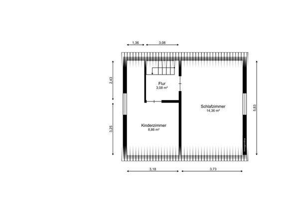 Grundriss Dachgeschoss
