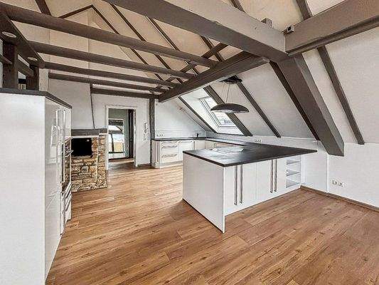 Küche und Kamin