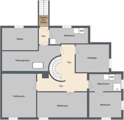 Grundriss Untergeschoss