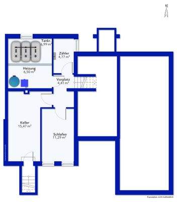Kellergeschoss Danzigerstr. 14