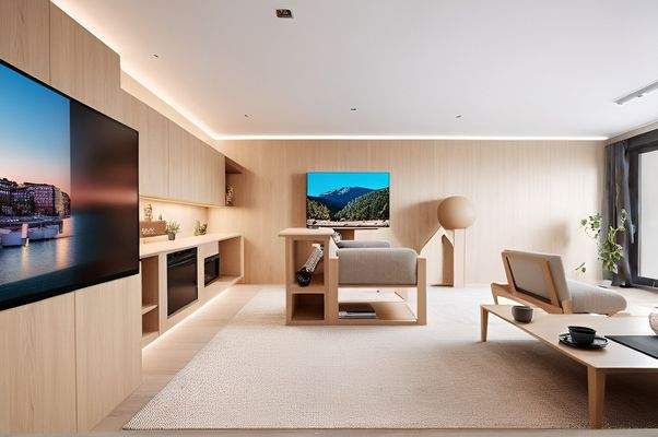 Wohnzimmer/Küche KI-generiert