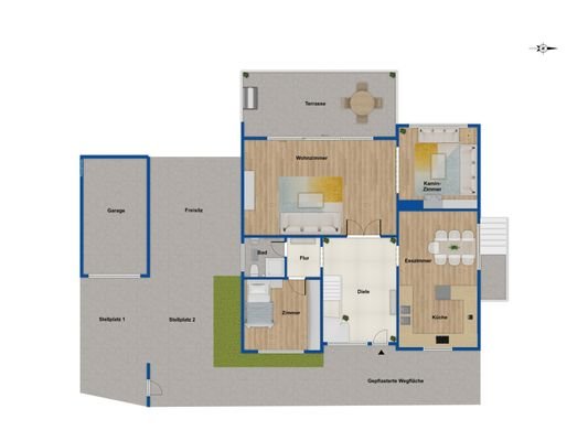 Grundriss Erdgeschoss