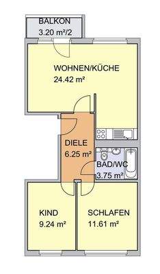 Grundriss 3-RW