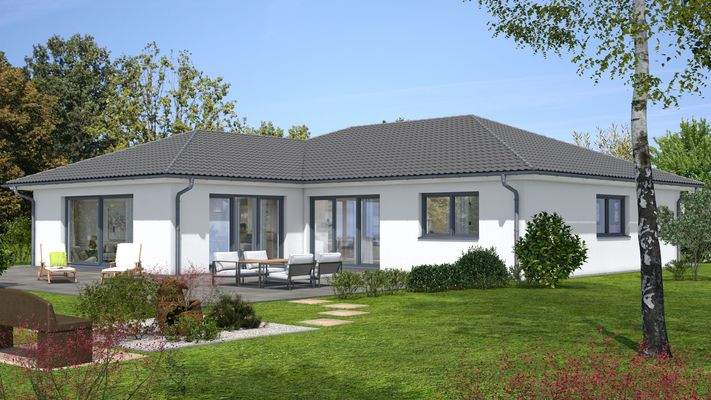 Walmdach-Bungalow mit ELW