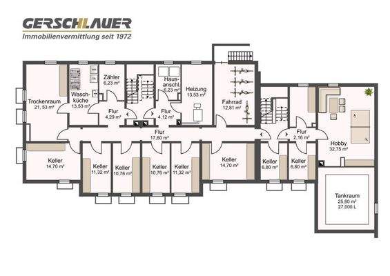 Grundriss Kellergeschoss