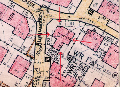  Ausschnitt - Bebauungsplan -Burgunderstraße