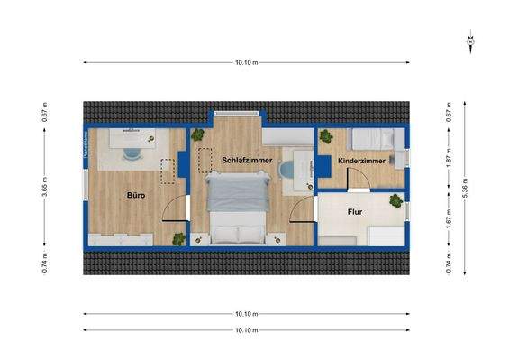Grundriss Dachgeschoss
