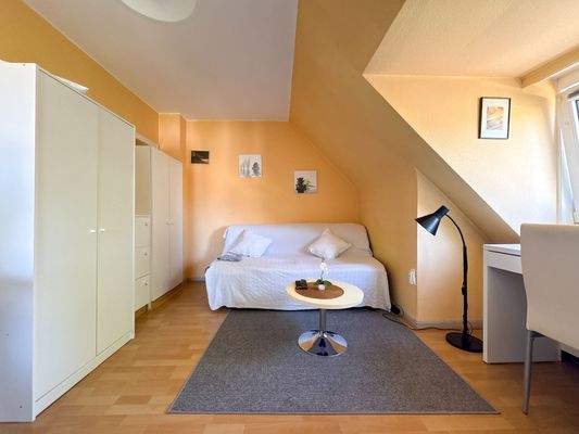 Wohn- und Schlafzimmer