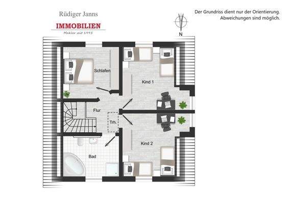 Grundriss Dachgeschoss